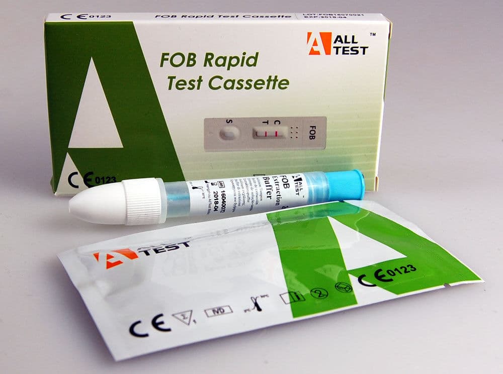 Bowel Cancer Test Kit (FOB) Colon Testing Kit — bowel cancer test kit home, tested from a stool sample