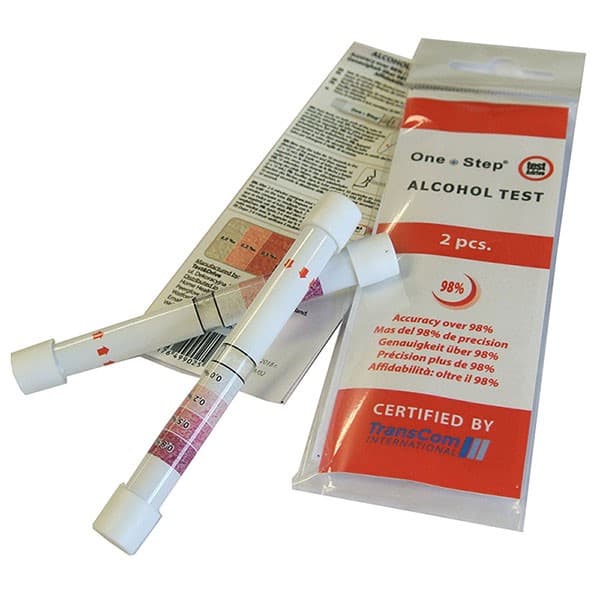 4 x Disposable Alcohol Breath Test